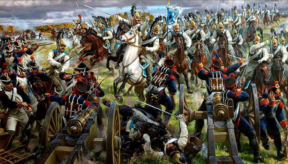 Захватывающее дух изображение Бородинской битвы, поворотного момента в Отечественной войне 1812 года